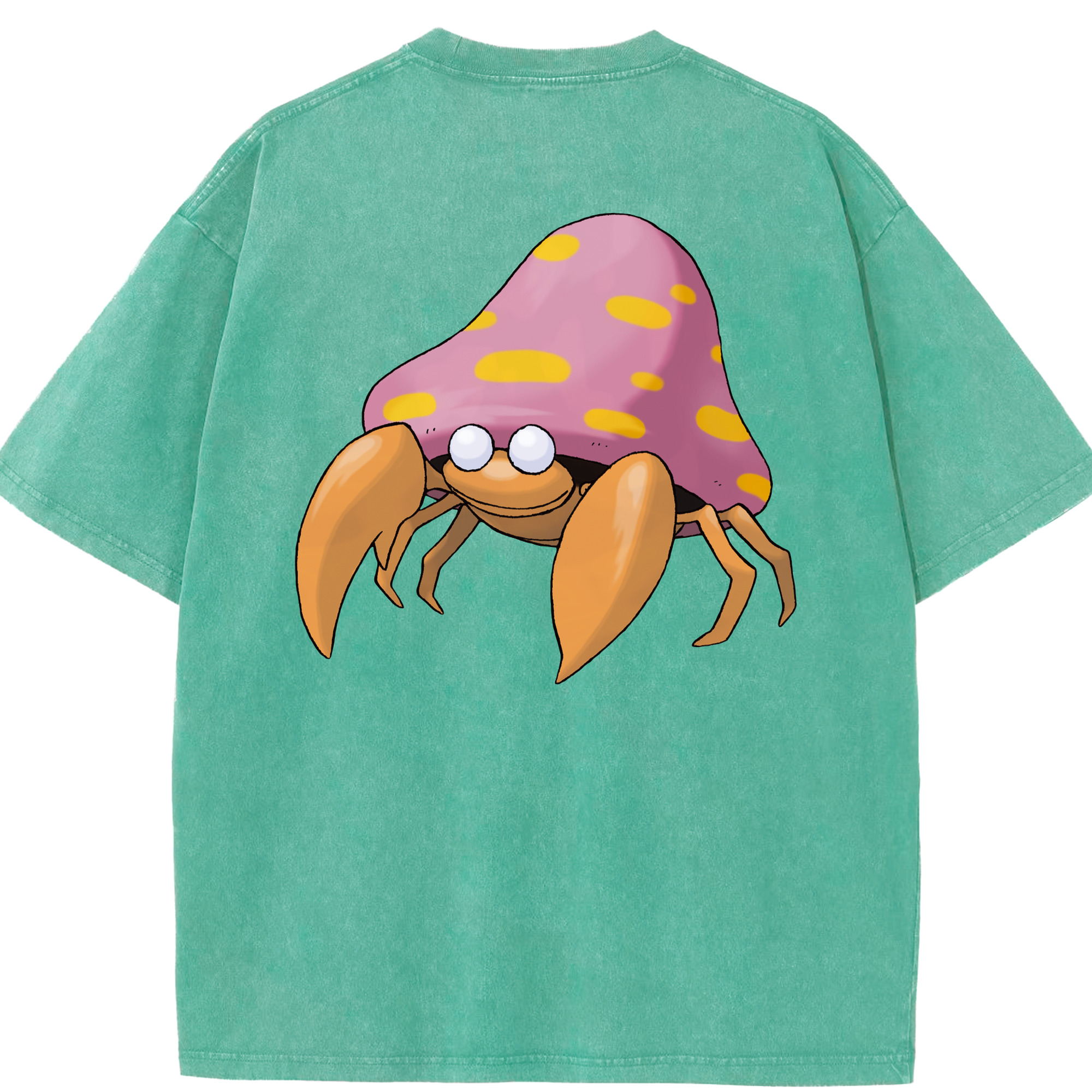 （画像用） ポケットモンスター Pokémon 綿100% ヴィンテージ風 半袖Tシャツ（背面プリント）